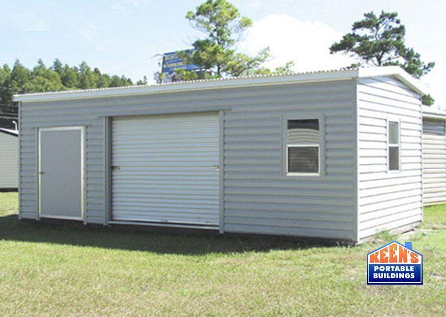 Metal-Shed-12X24-Lumberjack-Rolldoor-Building