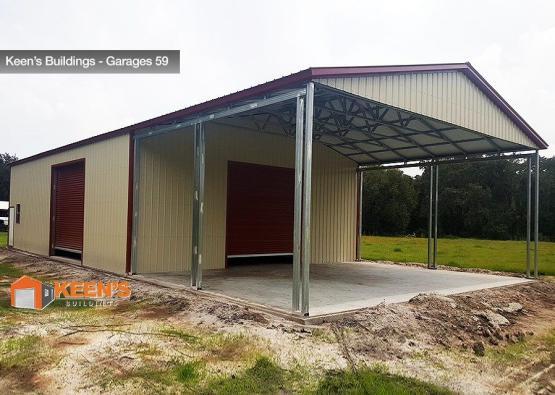 40X60X14 With 30' Enclosed And 30'Open