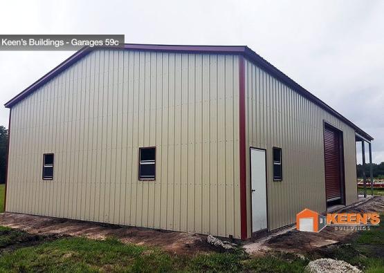 40X60X14 With 30' Enclosed And 30'Open