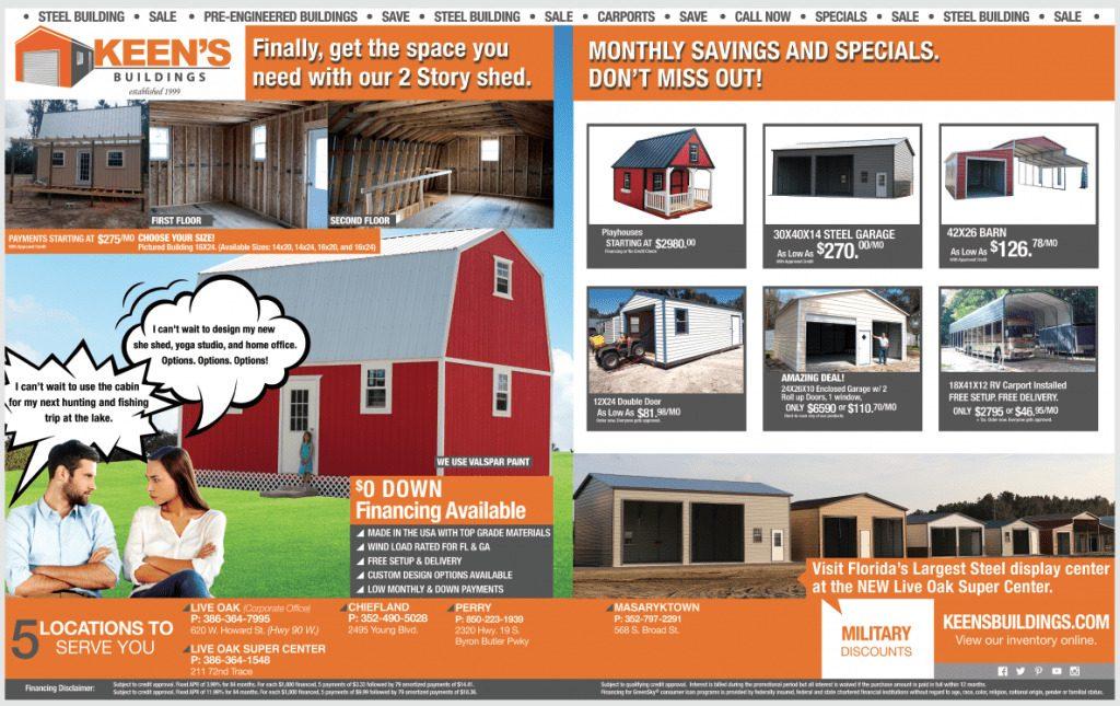 Beat The Summer Rush And Order Your-Keens-Building-Storage-Shed-Today