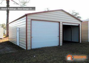 24X26X9 Metal Garage