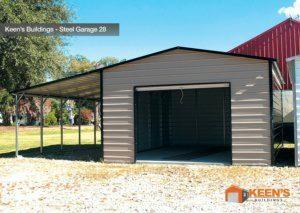 Garage With A Lean-To