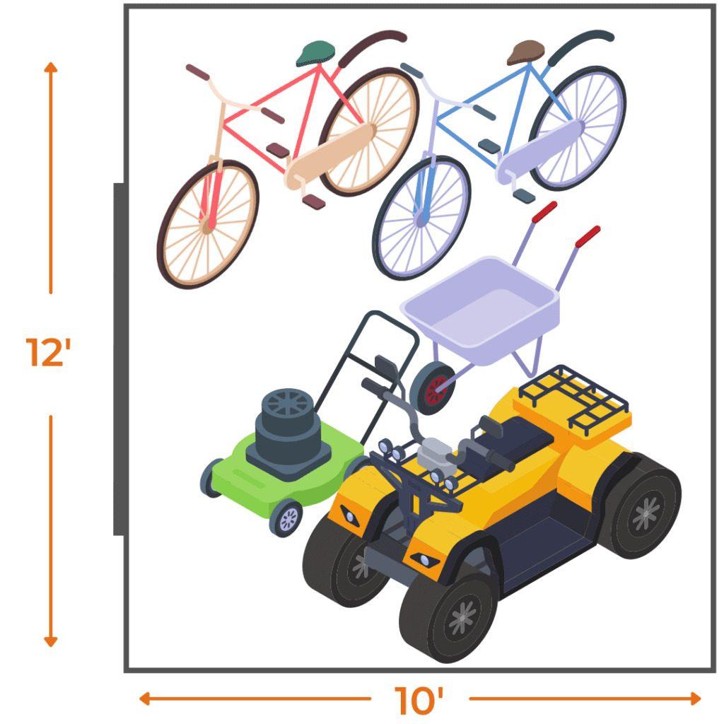 What Can Fit In A 10X12 Shed