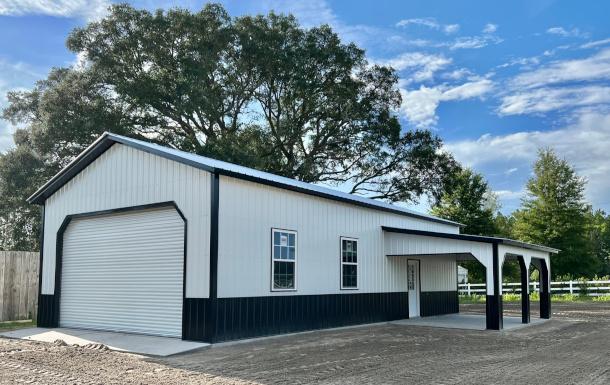 24X50X14 Metal Building W/ Porch