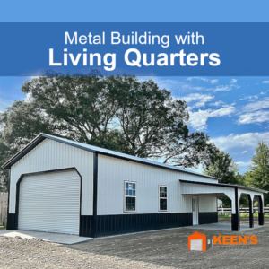 Metal Garage With Living Quarters