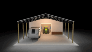 Designing a Pole Barn in 3D