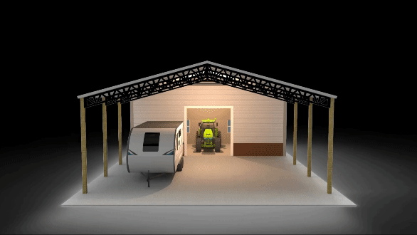 Designing A Pole Barn In 3D